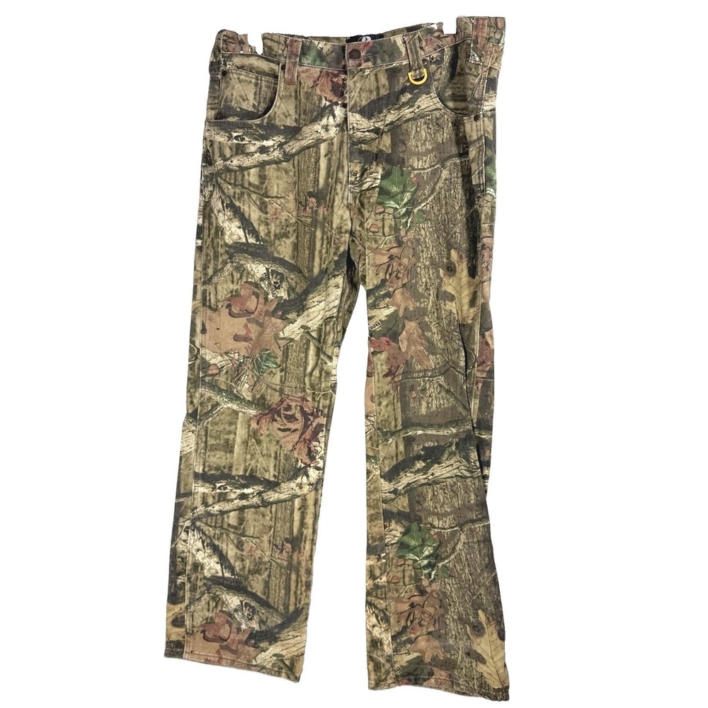 Mossy Oak Pants Mens 34x32 (fits 36x31) Break-Up Infinity Camo Hunting Jeans